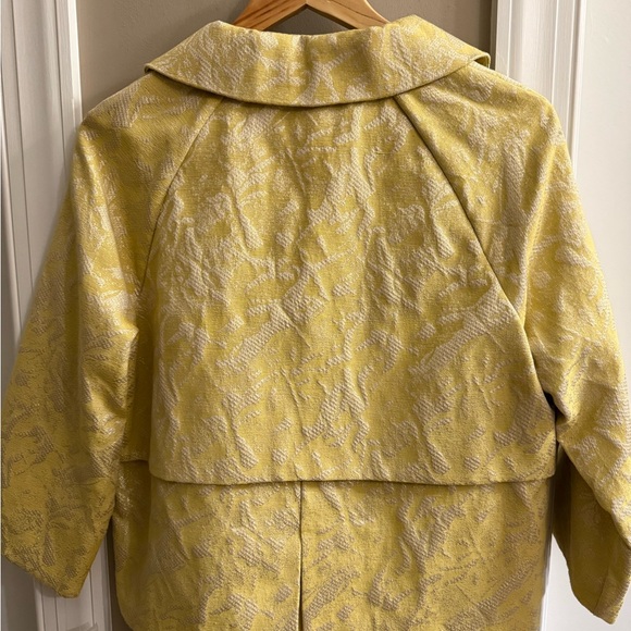 Bob Mackie Studio Women’s Mustard Gold Textured Jacket Retro Vintage NEW Size 10 - Picture 6 of 10